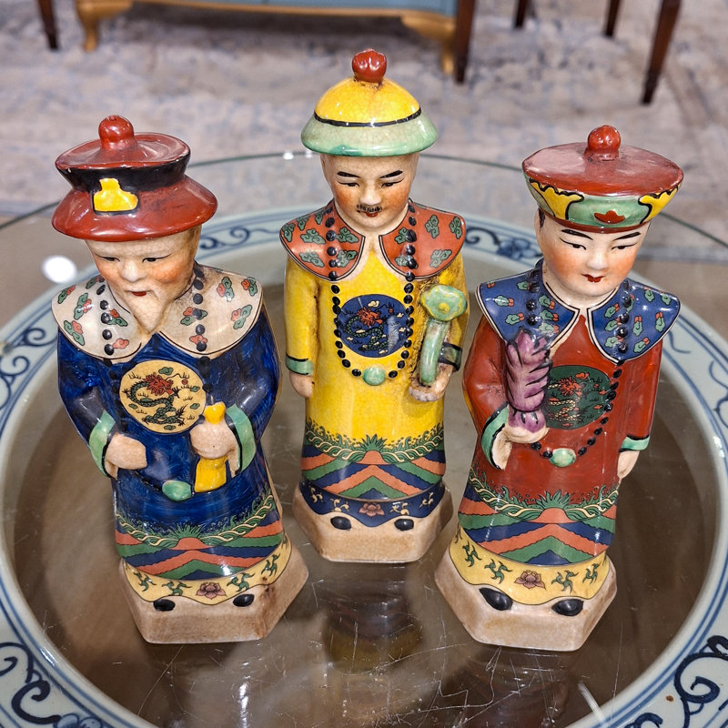 People Figurines & Sculptures, Yellow/Blue/Red