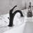 Kraus Arlo Single Hole 1-Handle WaterSense Bathroom Sink Faucet with Drain and Deck Plate-50585526