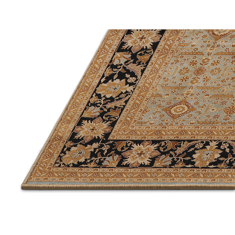 Tapis oriental brun / noir Swerting, Rectangle 4 pi x 6 pi