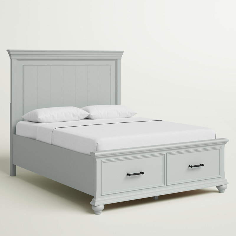 Amarilis Metal Platform Storage Bed, Queen