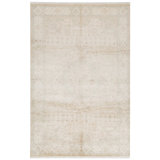 Egyptian Wool Oriental Area Rug in Ivory