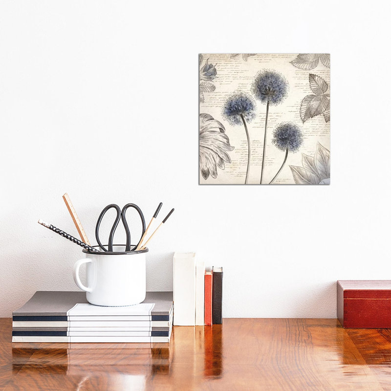 Blushing Blue I by Aimee Wilson - Wrapped Canvas Print, 30.48 cm H x 30.48 cm W