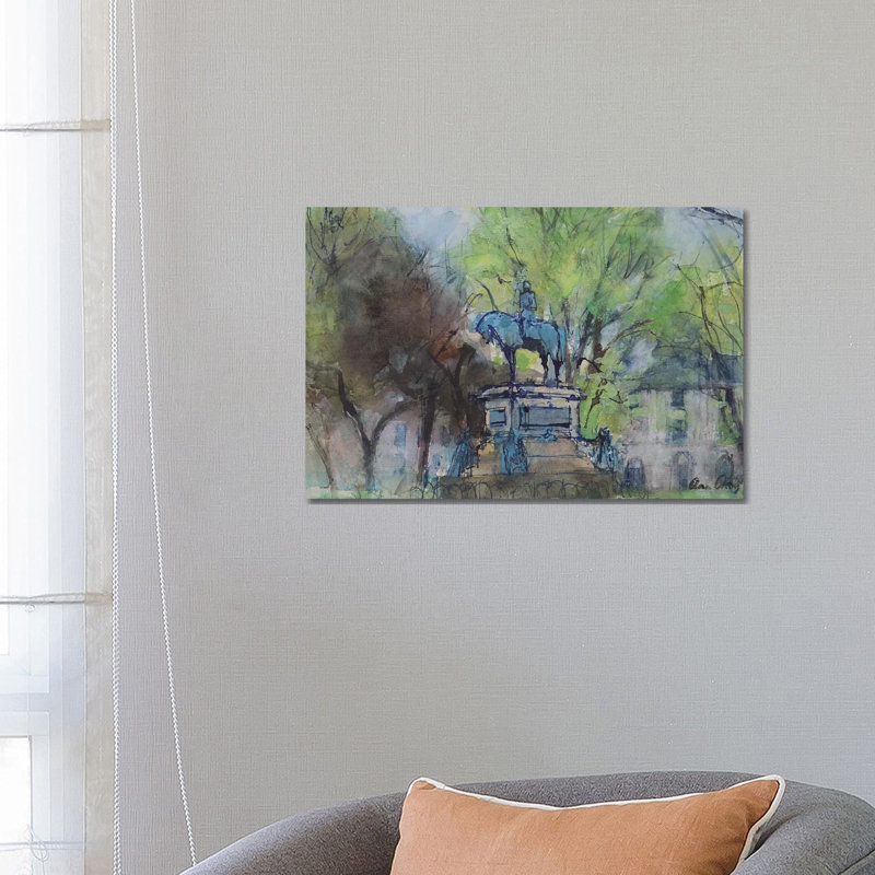 Charlotte Square, Edinburgh by Ann Oram - Gallery-Wrapped Canvas Giclée on Canvas, Wrapped Canvas