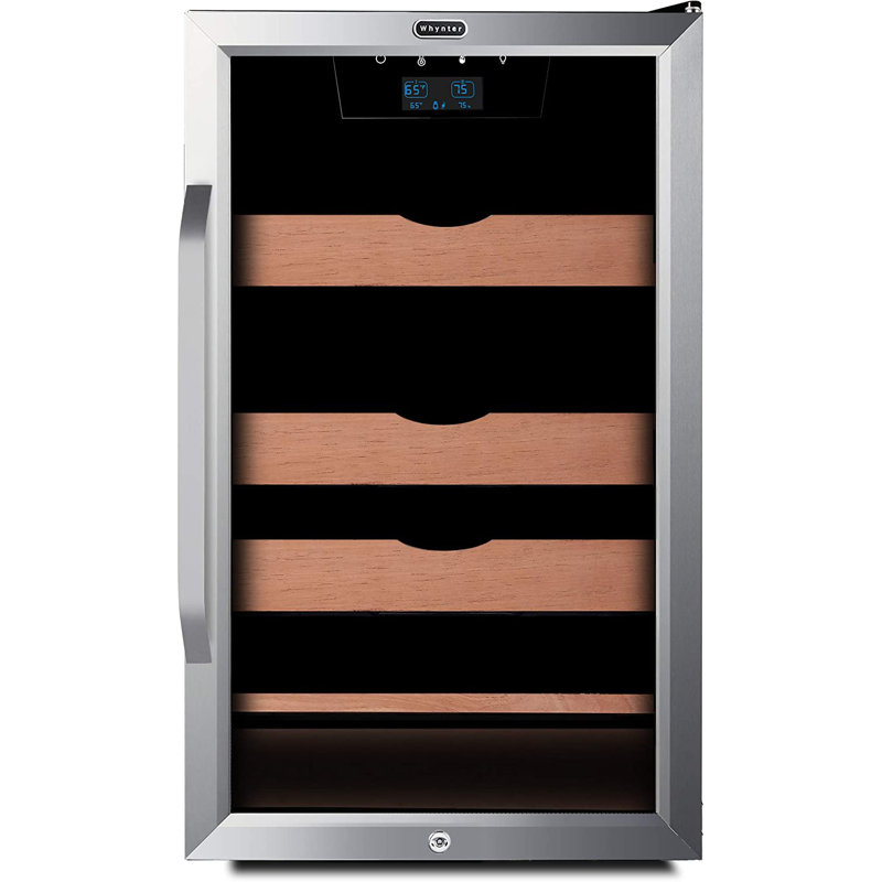 Whynter 4.2 cu. ft. Cigar Cabinet Cooler Humidor with Built-in Heating & Cooling System
