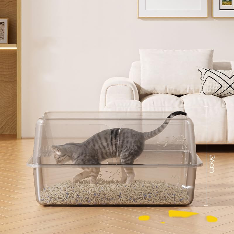 Stainless Steel Litter Box, Gray