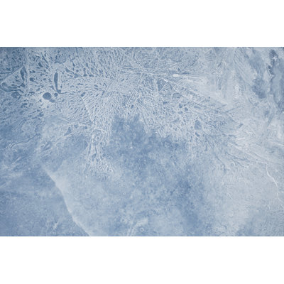 Ice Background by Sbayram - No Frame Print on Canvas