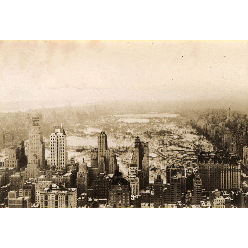 New York, Central Park - 1935, H 16 po x l 24 po