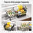 Expandable Dish Drying Rack, Stainless Steel, Black Foldable Over Sink, Large Capacity, Adjust to Fit Most Sinks