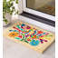 Otomi Mexican Peacock Coir Doormat
