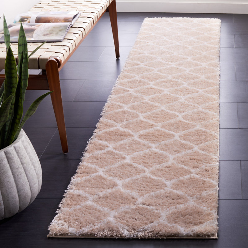 Tahoe Shag Performance Geometric Rug, Runner 2' x 9'