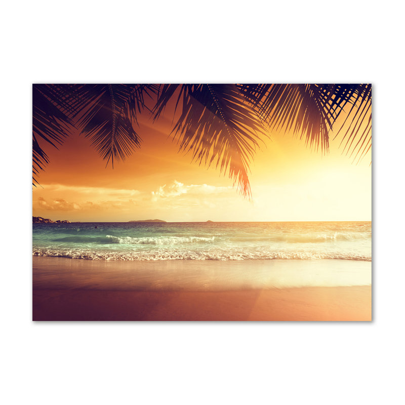 Tropical Beach - Wrapped Canvas Print