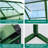 8 x 10/12FT Polycarbonate Walk-in Greenhouse with Roof Vent, Aluminum Frame Large Garden Greenhouse for Outdoors-121768551-121768550