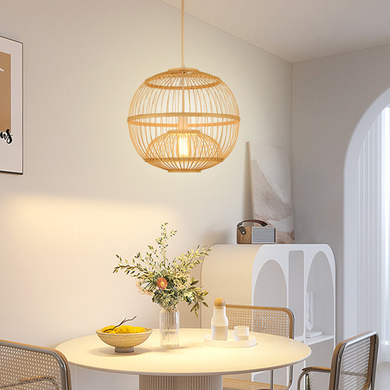 Luminaire suspendu sphère 1 lumière Loggins, H 17 po x l 17 po x P 17 po