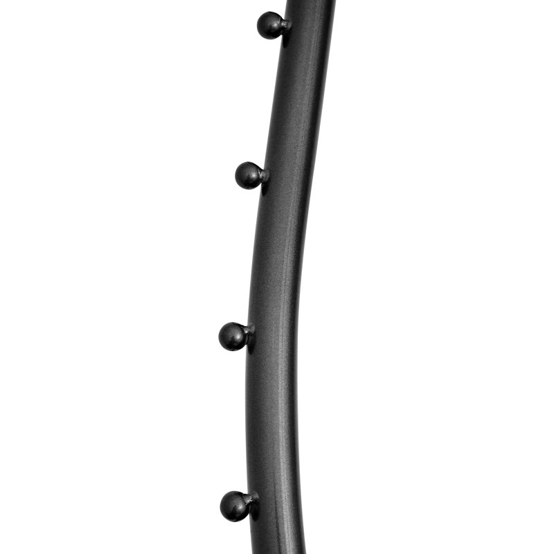 Portemanteau mural 31,5 po, Black