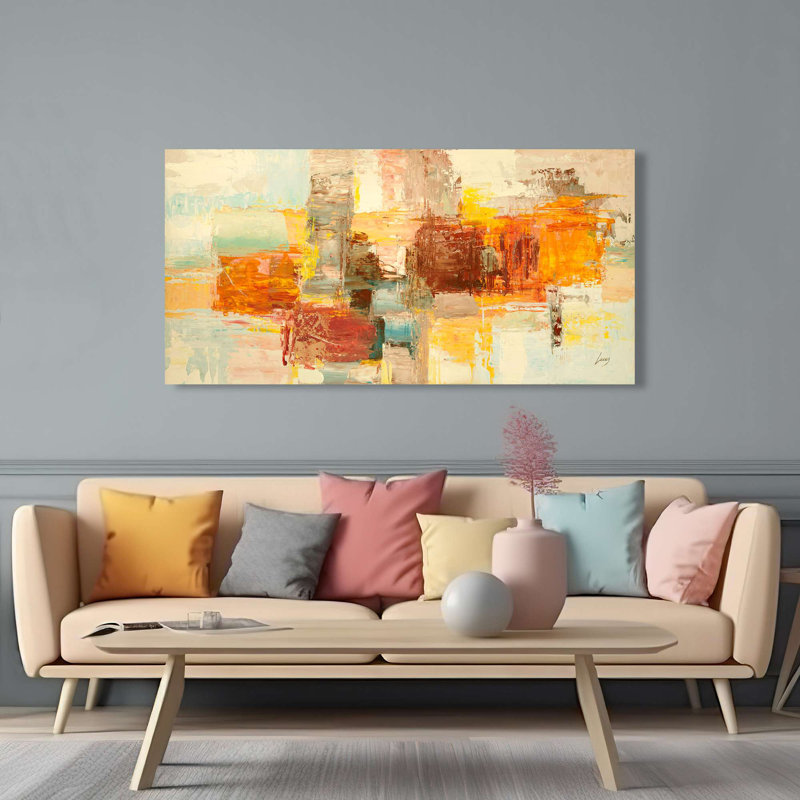 Summer Lights by Lucas - Wrapped Canvas Print, 50cm H x 100cm W x 4cm D