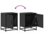 40cm W Metal Bedside Table-378864235