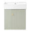 Meuble-lavabo flottant moderne 21,6 po avec lavabo en céramique