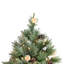 Pre-Lit Medium Artificial Bottle Brush Christmas Tree -Warm White LED Lights-208941976