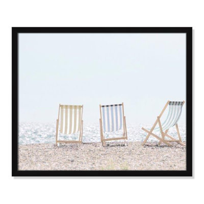Adriatica "Beach Chairs" Print by Leah Straatsma