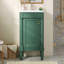 Armoire de salle de bain de style français 18 po avec rangement, solution pour petit espace avec lavabo en céramique, tablette réglable, charnières à fermeture en douceur