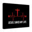 Jesus Saved My Life - Wrapped Canvas Print-765900149