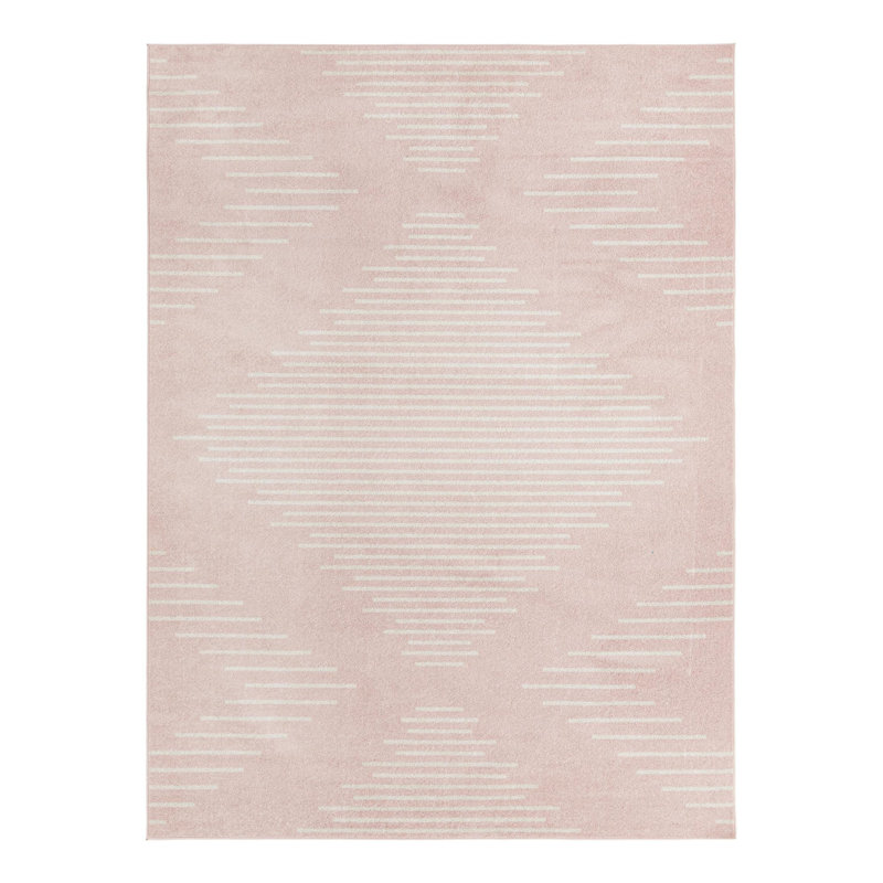 Tapis rose Dacula, Rectangle 10 pi x 13 pi 1 po