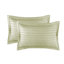 Microfiber Striped Bedding with Pillowcases-67711178-67711187
