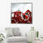 «Exalted 1 Peter 5: 6 Painted with Light», reproduction d'art graphique sur toile flottante-25624722
