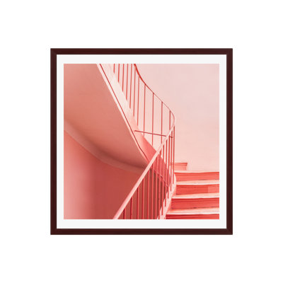 Palasha "Pink Pastel Colored Stairs" Print