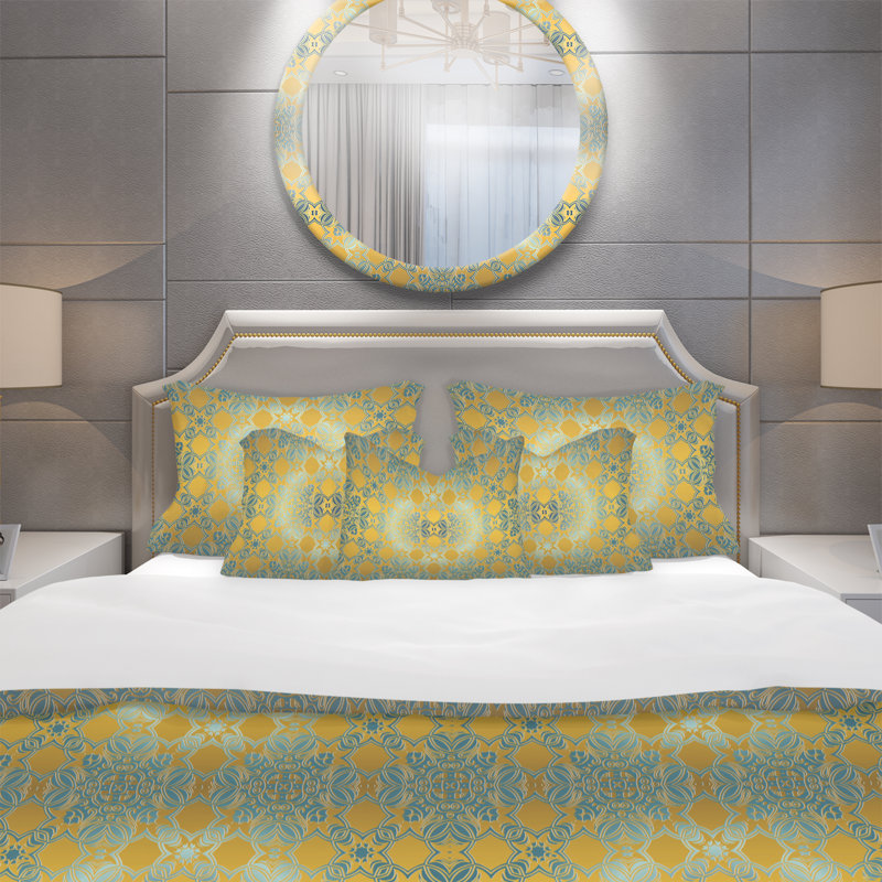 Ensemble de housse de couette glam, Housse de couette très grand + 2 taies décoratives
