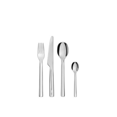 Alessi Ovale Stainless Steel Flatware Set - Service for 6