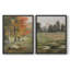 «Vintage Landscape XLVII», impression giclée sur cadre - ensemble de 2-856912485-856912484