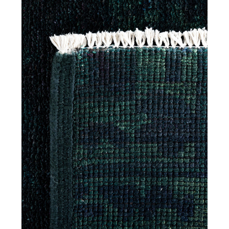Overdyed One-of-a-Kind 6' 2" X 8' 10" Hand Knotted Area Rug