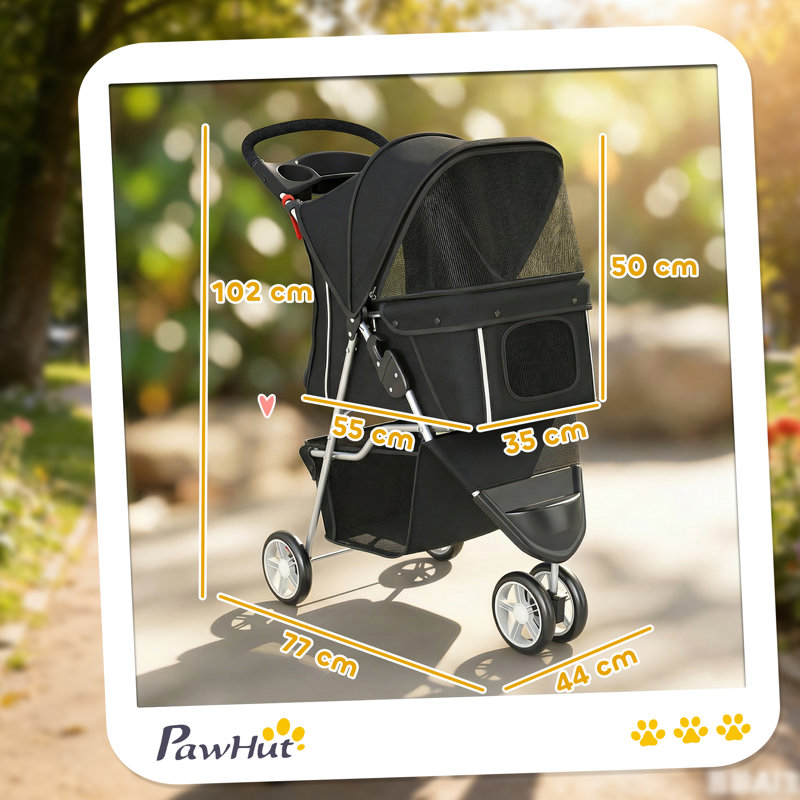 Foldable Pet, Black