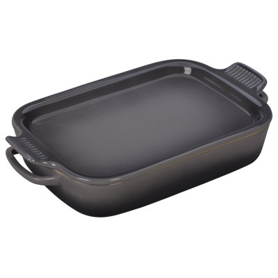 Le Creuset Stoneware 2.75 Qt Rectangular Dish with Platter Lid