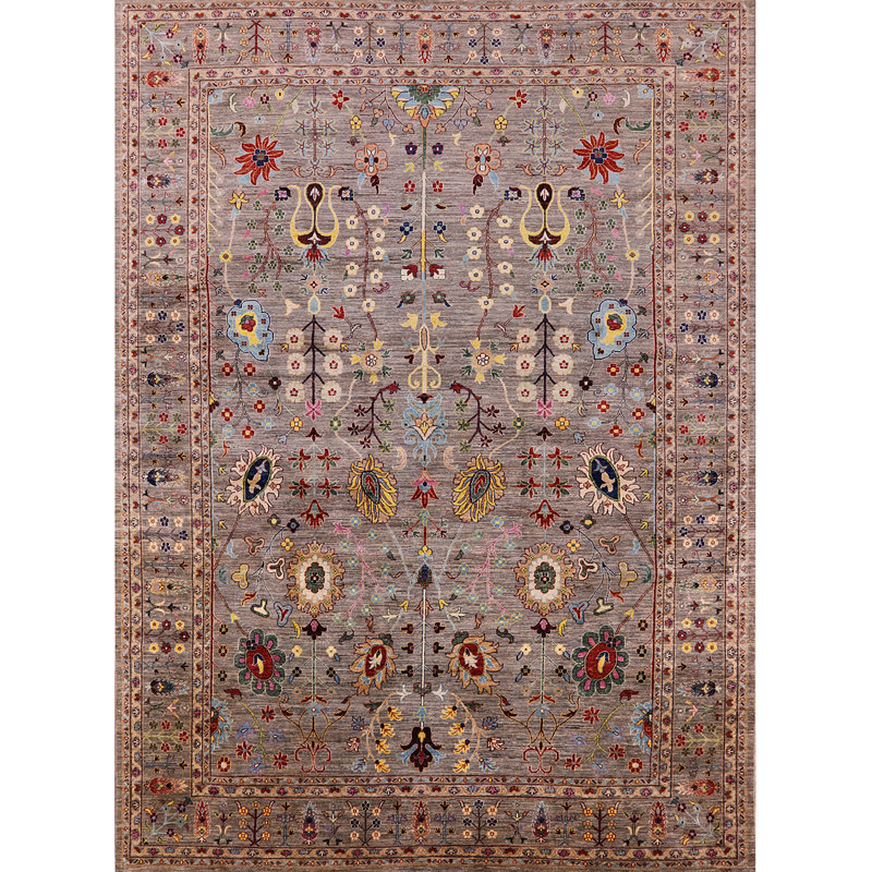 Tapis brun clair Rosati, Rectangle 6 pi x 9 pi