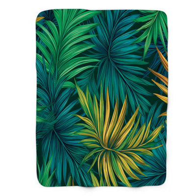 Island Cornucopia - 1 Piece Premium Sherpa Blanket