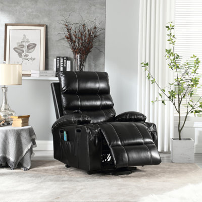 Electric Power Lift Recliner Chair With Massage And Heat by Latitude Run