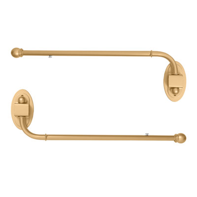 Latoshia Adjustable Single Curtain Rod