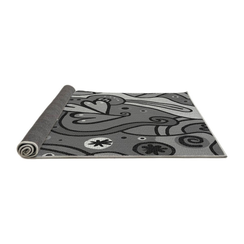 Abstract Indoor Rug, Round 7'