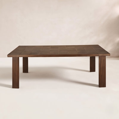 82" Teak Patio Dining Table