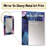 Astral Blue Purple Damask Radiance - damask  Wall Mirror, Bohemian & Eclectic Decorative Mirror, Printed Metal Art-956984443