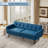 78'' Square Arms Sofa With Ottoman-45835971