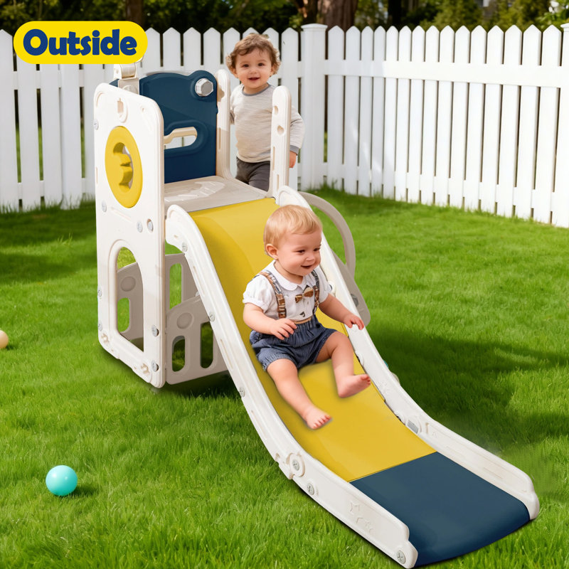 Ensemble de jeu intérieur 6 en 1 pour enfants, Bleu
