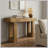 63'' Long Console Table, Farmhouse Entryway Table with Storage, Native Wood Grain Tree Scars, Wooden Rectangular Sofa Table Behind Couch for Entrance, Hallway, Living Room, Foyer (Natural Wood)