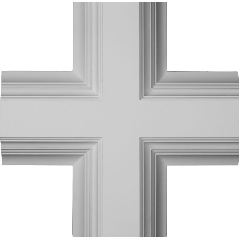 Intersection croisée intérieure pour système de plafond à caissons de luxe 8 po (ensemble)