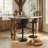 Meli Swivel Bar Stools With Back Modern Height Adjustable & Easy-Clean PP Plastic Barstools for Kitchen Island Bar-486521593