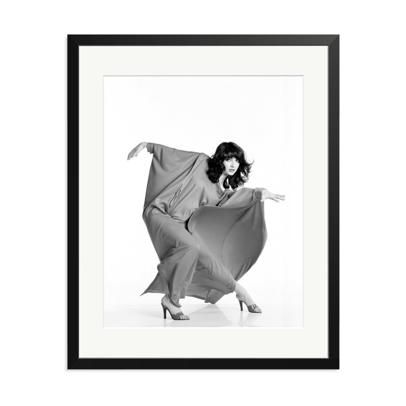 Kate Bush, 1978, 38" H x 32" W, Black