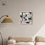 Art mural moderne entrelacé Shadowbox Print par Art Remedy, cadre blond, 21 x 21-978769498-978769474