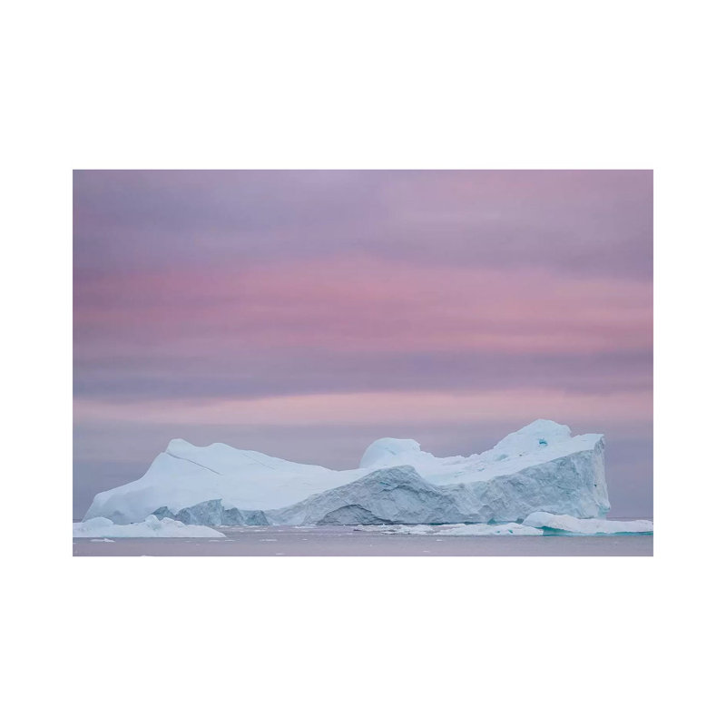 Ilulissat Icefjord, UNESCO, Also Called Kangia or Ilulissat Kangerlua at Disko Bay. Greenland 1 Piece Wrapped Canvas Wall Art